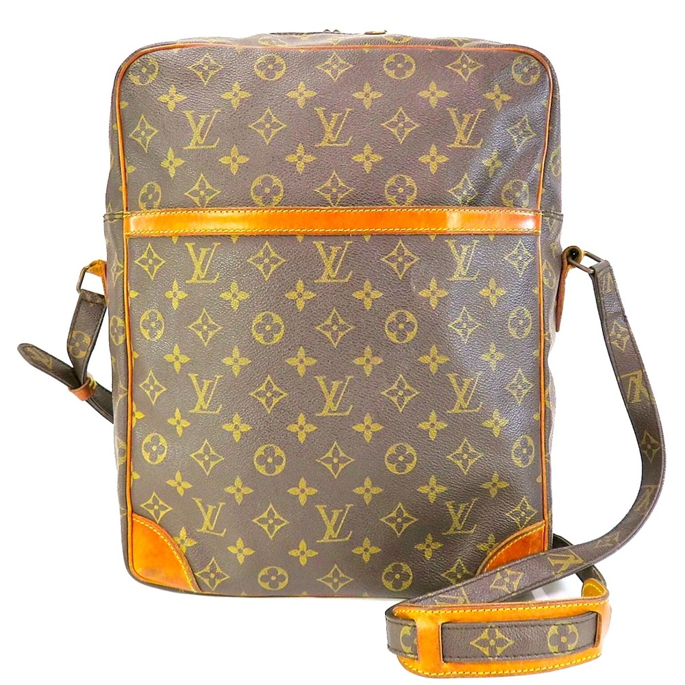 Authentic LOUIS VUITTON Danube GM Monogram Crossbody Shoulder Bag Purse 🇫🇷 - Picture 3 of 12